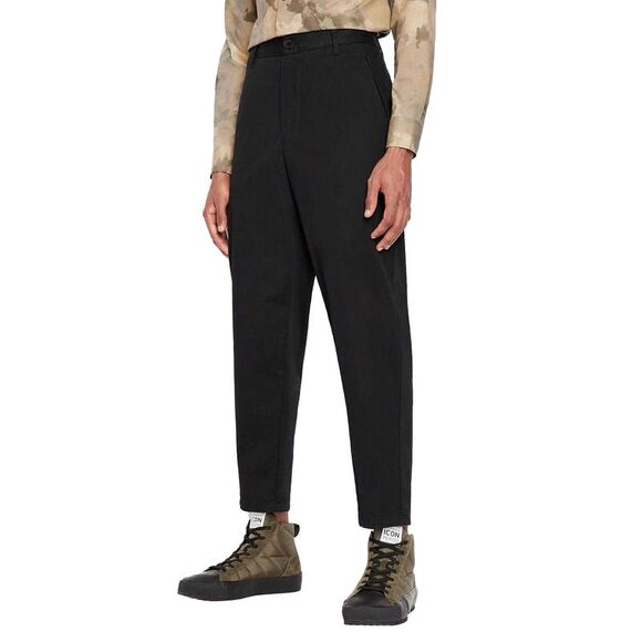 Armani Exchange Mens Ankle Length Pants / Black Pants